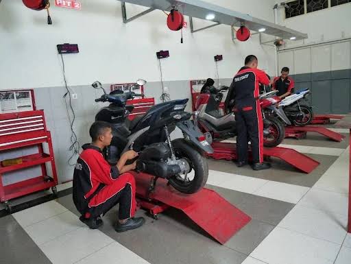 Praktik mesin sepeda motor